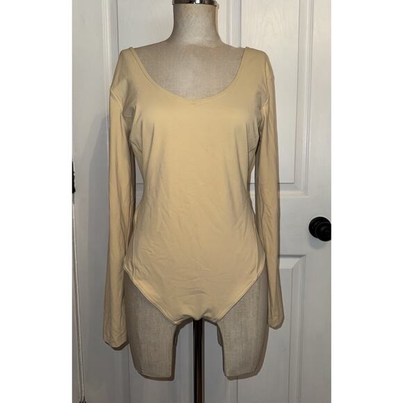 Lululemon Align Mesh Bodysuit *Special Edition Prosecco Size 10 NULU - Picture 1 of 7